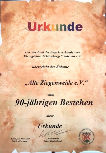 Urkunde